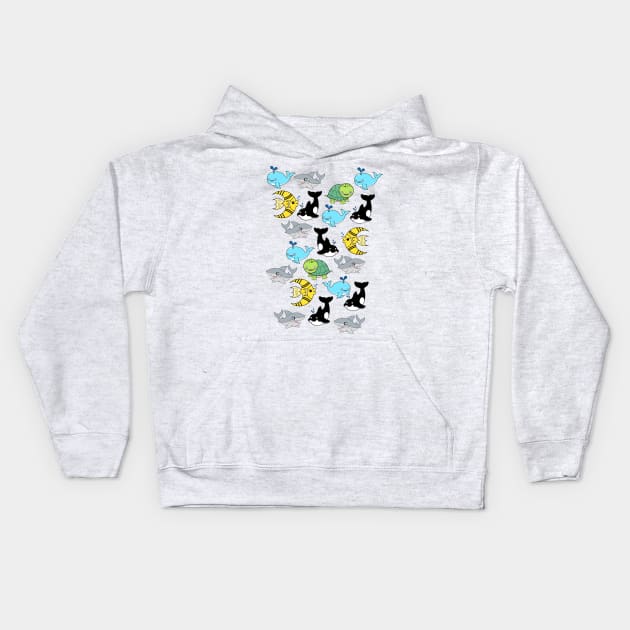 Sea Friends Kids Hoodie by Danion